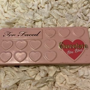 - Too Faced BonBon Pallete..made with real cocoa and smells like it as well